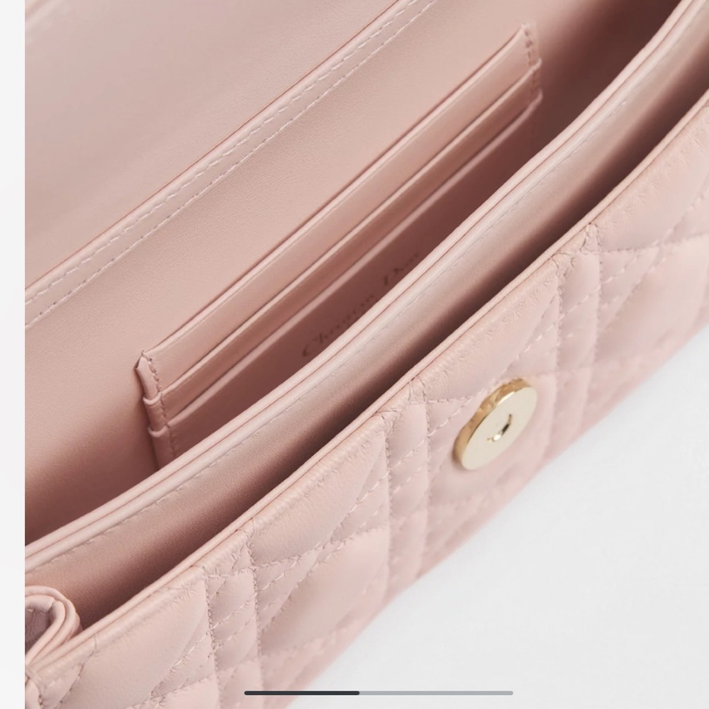 Dior Powder Pink Cannage Lambskin Bag - Picture 3 of 10